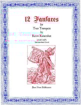 12 FANFARES FOR TWO TRUMPETS #2 cover